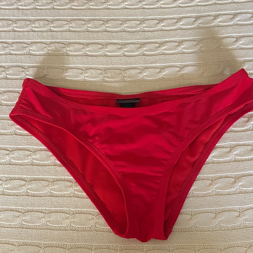 Vibrant Red Bikini Bottom